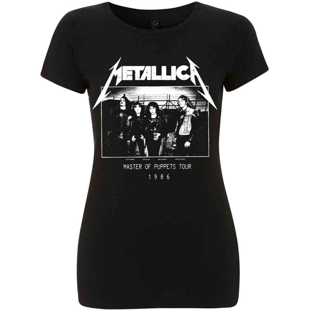 Metallica - MOP Photo Damage Inc Tour Dames Tshirt - Zwart